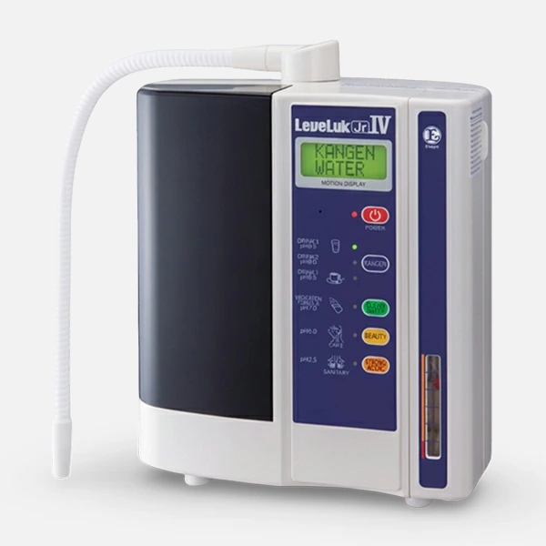 JRIV Kangen Water machine available in the USA, entry-level, cheapest alkaline water ionizer for small households