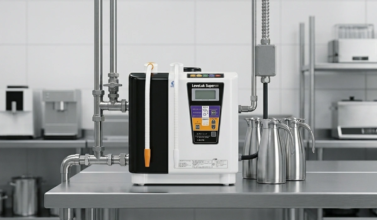 LeveLuk Super501 commercial-grade Kangen Water machine ready for business installation