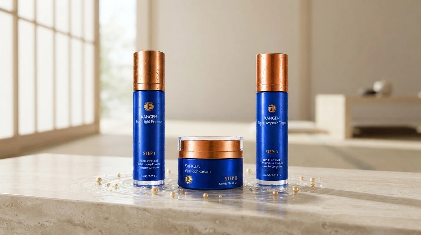 Kangen Beauté Timeless Radiance luxury skincare collection by Enagic