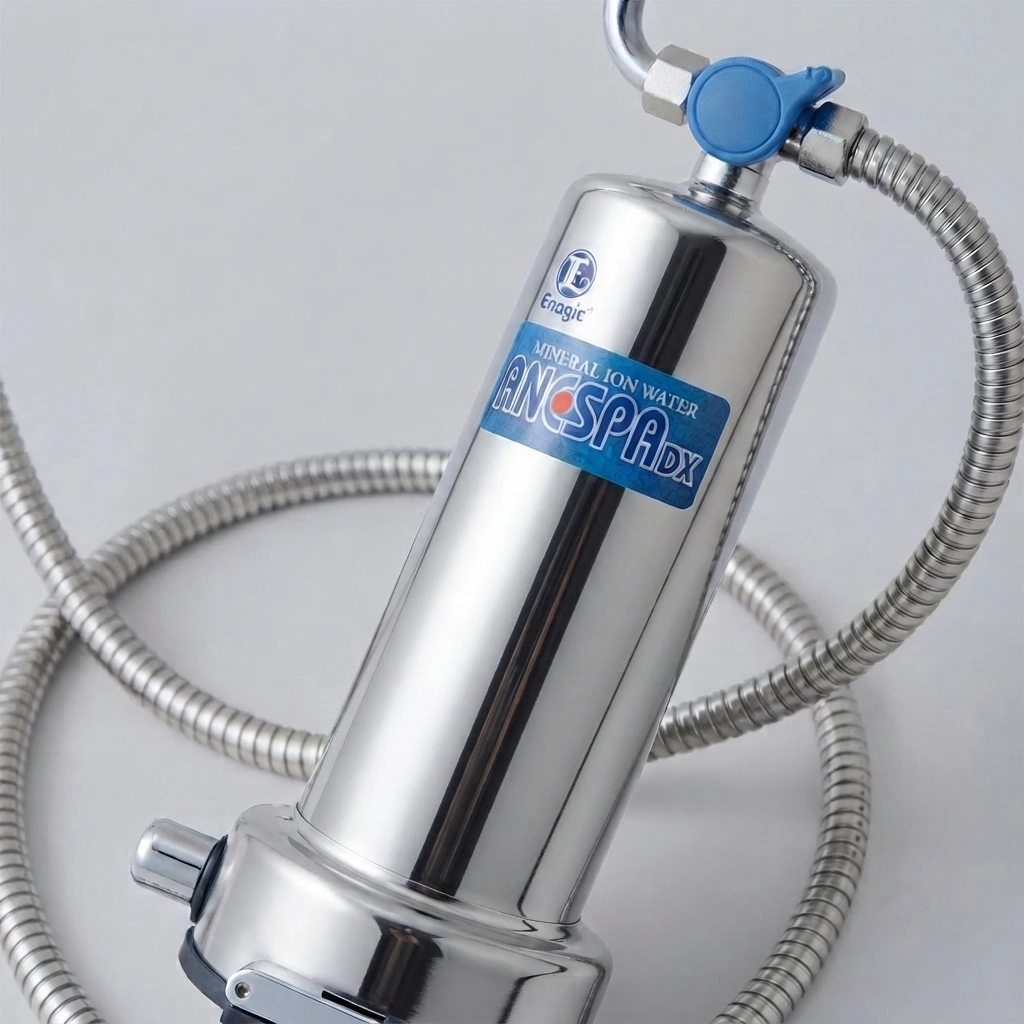 Close-up of the ANESPA DX stainless steel housing