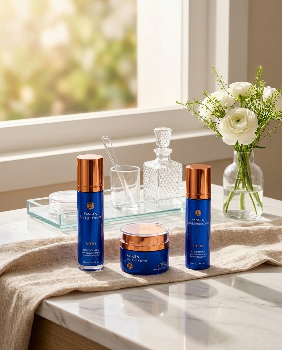 Kangen Beauté Timeless Radiance Collection luxury skincare products