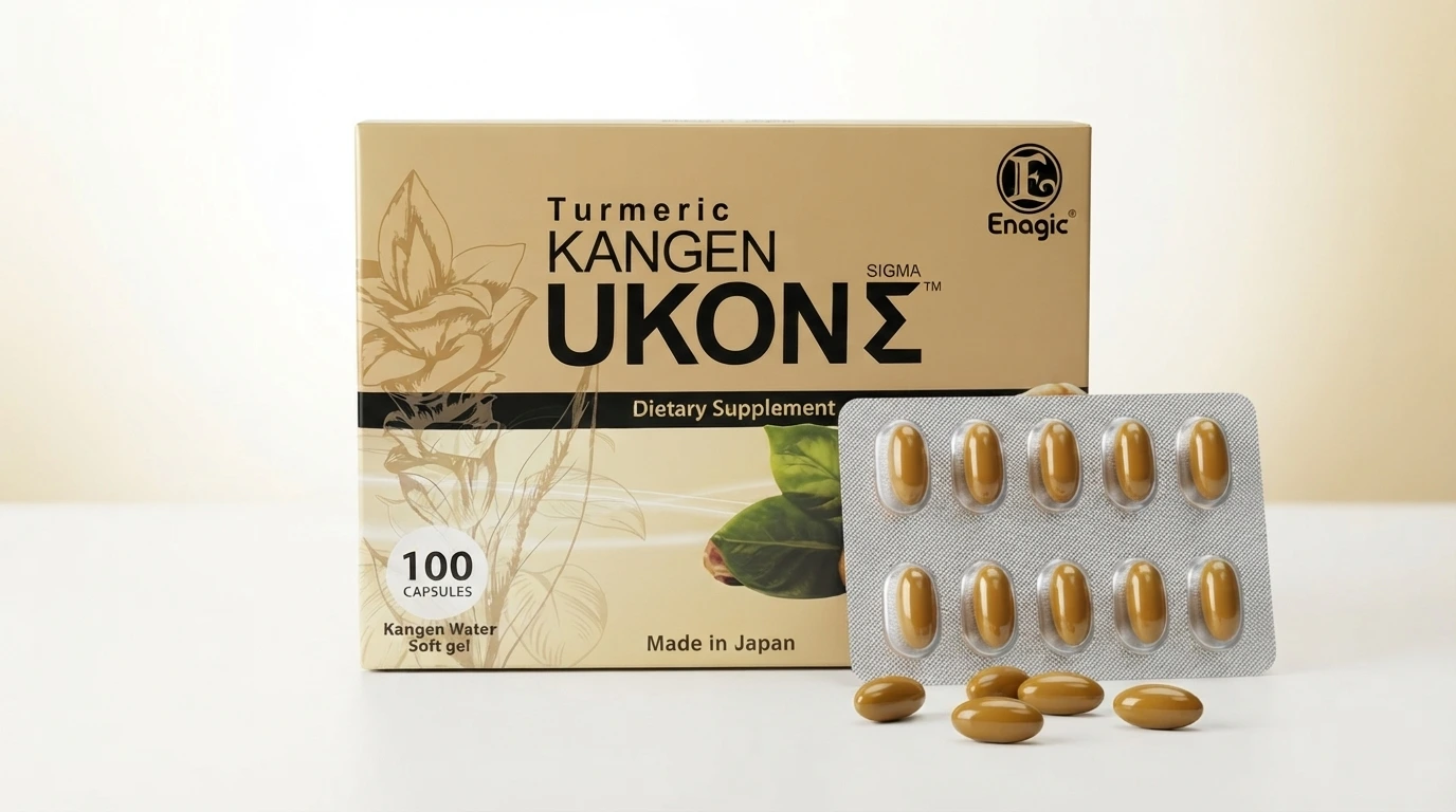 Kangen UKON premium Okinawan wild turmeric softgel supplement made in Japan